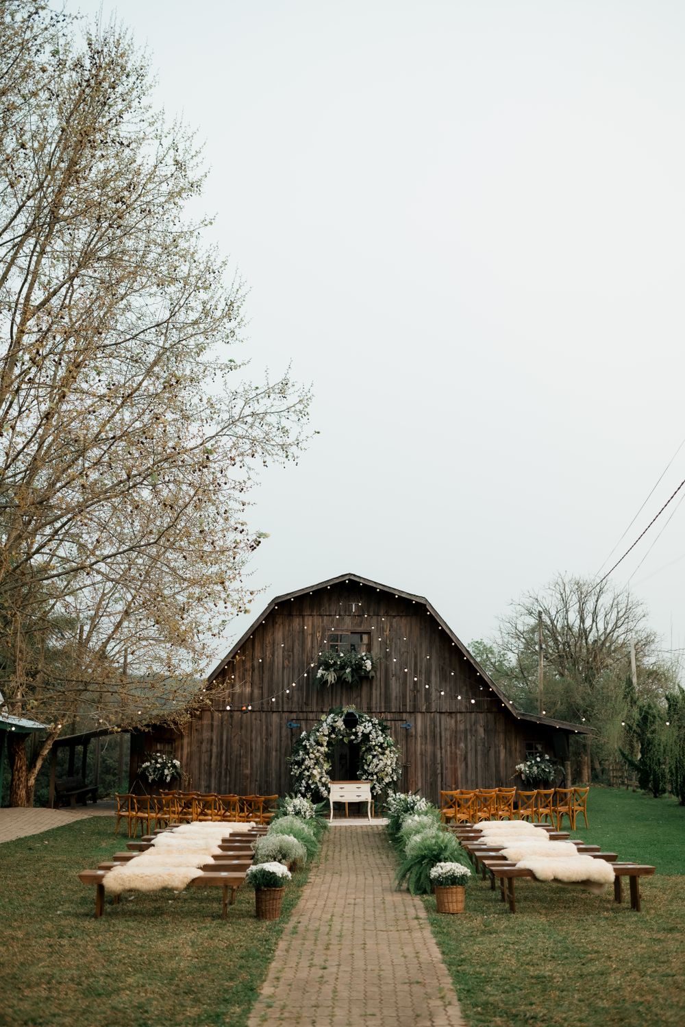 Wedding venue garden
